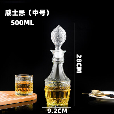 威士忌中（zhōng）號500ML洋酒瓶定製