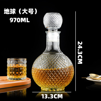 地球大號970ML洋酒（jiǔ）瓶定做